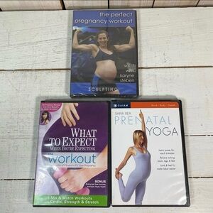 Set of Three Pregnancy Workout DVDs